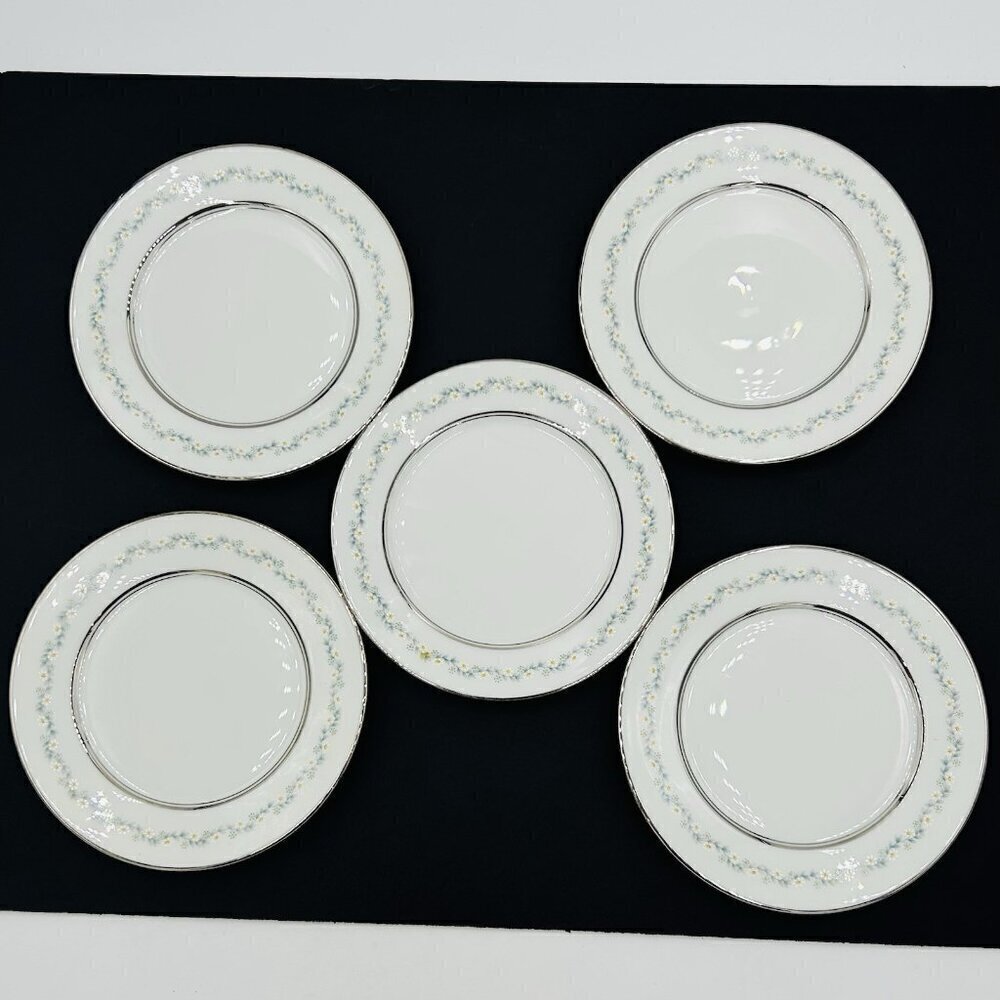 Lenox Oxford Holyoke Bread / Butter 6.5" Small Plates Vintage Set of 5